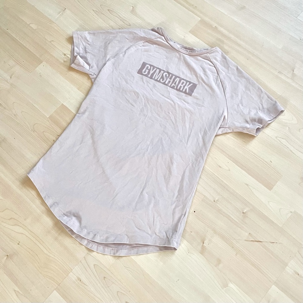 Gymshark Pale Pink Nude Shirt